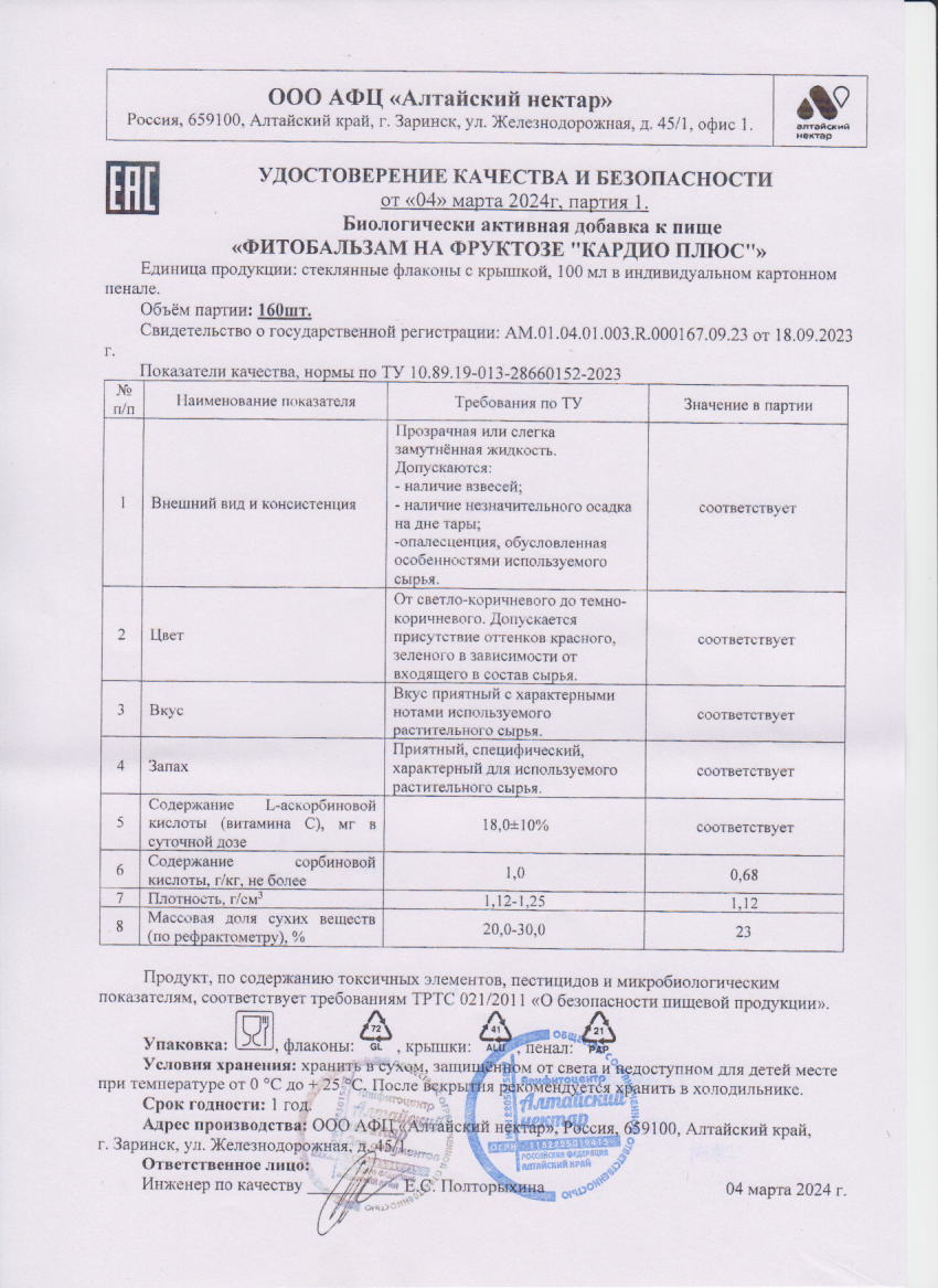 Паспорт №032024